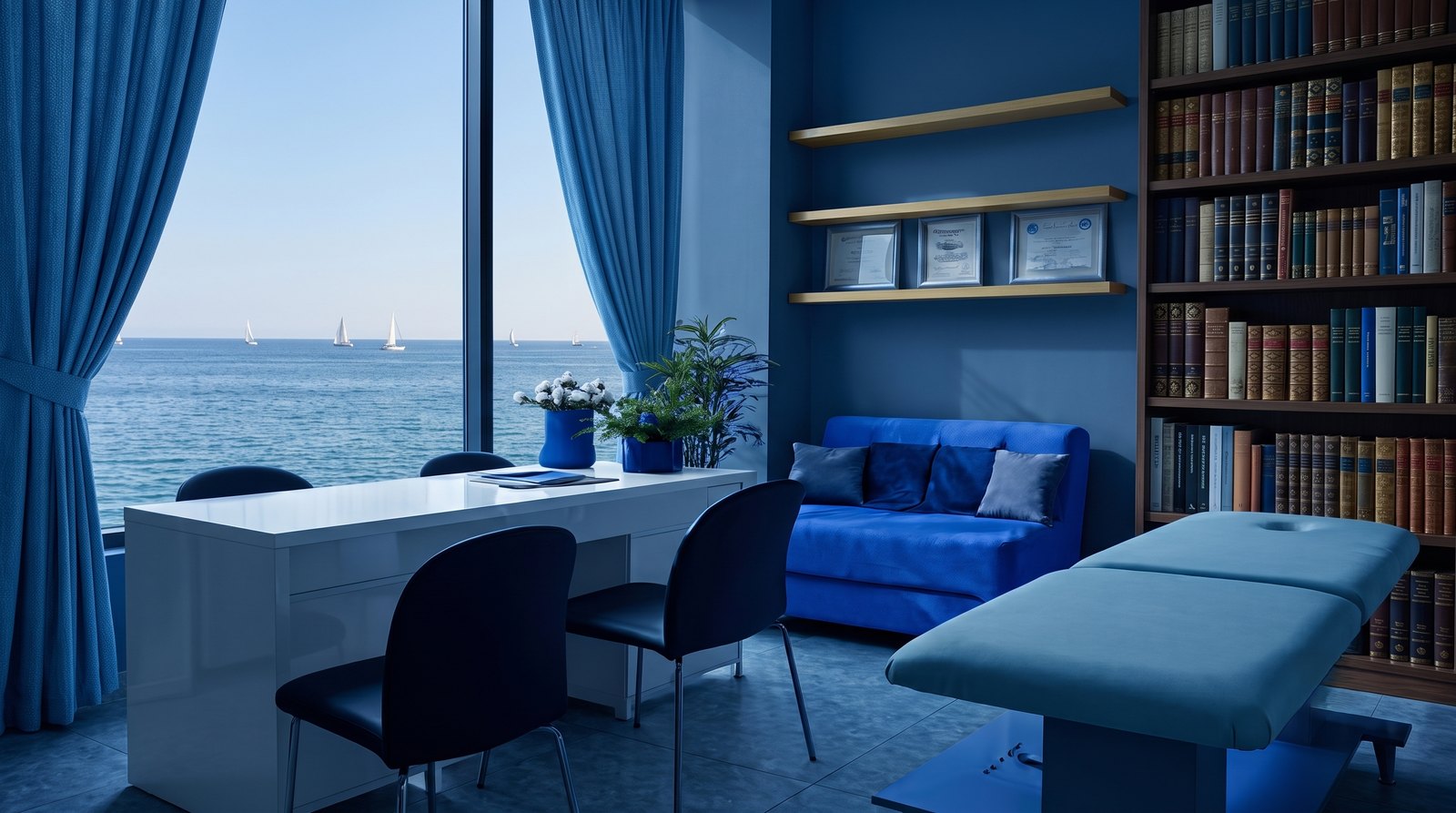 Ambiente accogliente dello studio della Dott.ssa Ilenia Barca